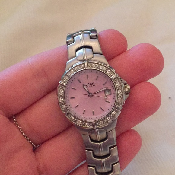 Fossil Accessories - Fossil Watch Silver & Pink Fossil Accessories - Fossil Watch Silver & Pink